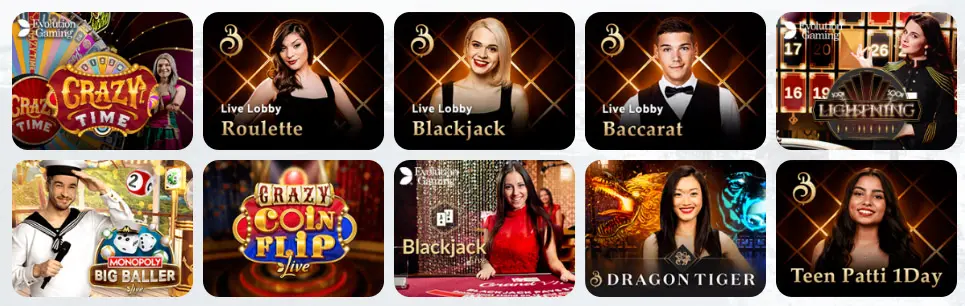Jeux de casino en direct CASINO BOABOA