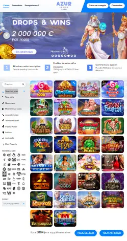l'application et interface CASINO BOABOA