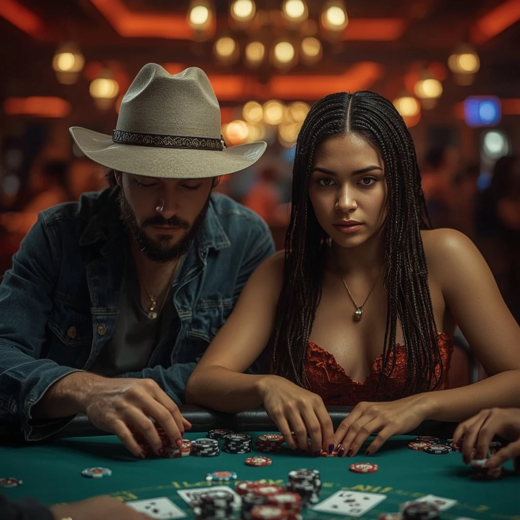 photo de deux joueurs de poker Casino Boaboa