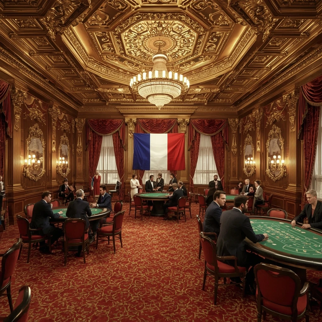 Le casino et le drapeau français CASINO BOABOA